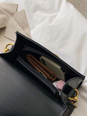حقيبة مربعة خفيفة الوزن، كاجوال بأزرار كبس وتفاصيل أزرار صغيرة، للفتيات المراهقات والنساء وطلاب الجامعات والمبتدئين والعمال ذوي الياقات البيضاء مثالية للمكتب والكلية والعمل والأعمال التجارية والتنقل في الهواء الطلق والسفر والنزهات
