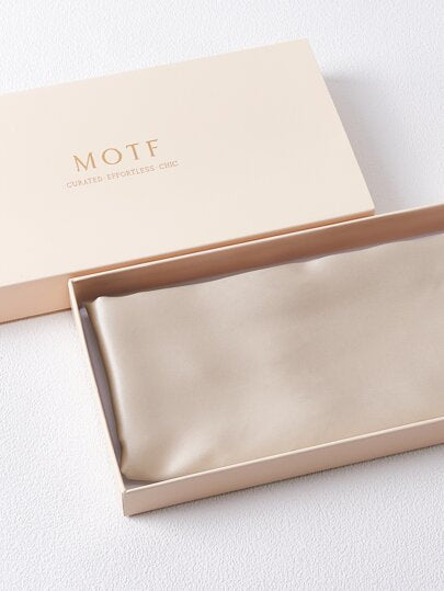 MOTF PREMIUM كيس مخدة حرير 100٪ 16 ملم بجانب مزدوج 1 قطعة
