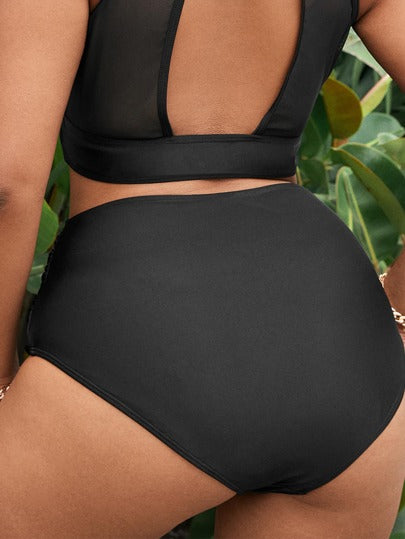 Swim Vcay سروال بيكيني حجم كبير