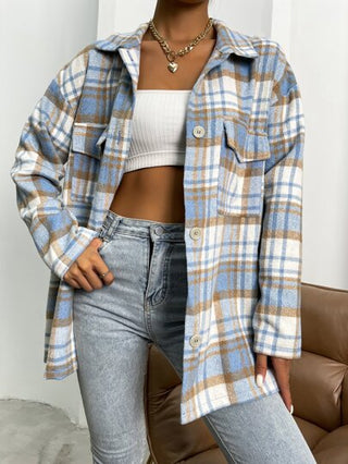 Flirla معاطف نسائية الجيب بازرارأمامية الطرطان طلاب