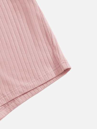 EZwear شورت محبوك مضلع 4 قطع