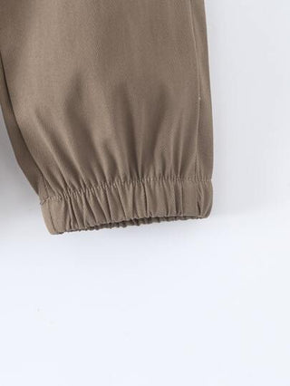 SHEIN بنطال رياضي بخصر مطاطي للصبي الصغير