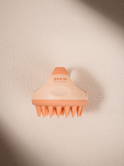 SHEIN فرشاة تدليك الشامبو ذات الألوان المتداخلة لعيد الحب من BASIC LIVING