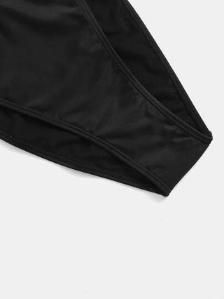 Swim SXY مقاس كبير سروال بيكيني موحدة اللون