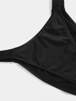 Swim SXY مقاس كبير سروال بيكيني موحدة اللون