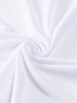 Manfinity Homme تي شيرت موحدة اللون بياقة V للرجال