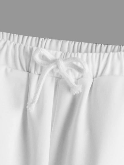 SHEIN سروال بخصر عالي للفتى المراهق