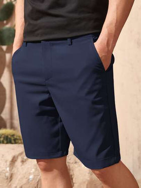 Manfinity Homme شورت برمودا جيب مائل للرجال