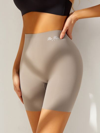 SHEIN سروال داخلي بطباعة عبارة