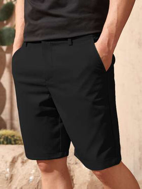 Manfinity Homme شورت برمودا جيب مائل للرجال