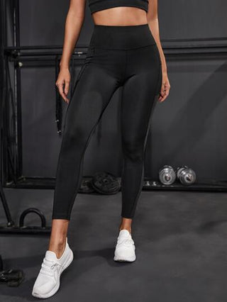 Powerista سروال رياضي قصير بدون خياطة للتحكم في البطن، مع جيب جانبي للهاتف، بنطلون نسائي للتمارين اليوغا