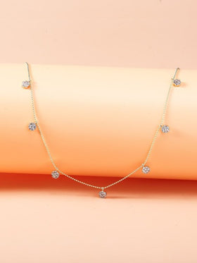 SHEIN Belle قلادة حلية زركون