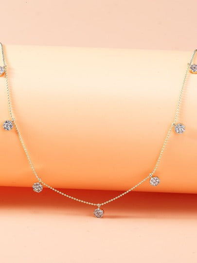 SHEIN Belle قلادة حلية زركون
