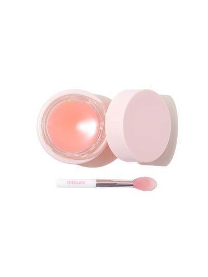 SHEGLAM كريم العناية بالشفاه Pillow Lips قناع إصلاح الشفاه أثناء الليل يقلل من الخطوط الدقيقة في الشفاه قناع الشفاه أثناء النوم زيت بذور الجوجوبا خلاصة الشفاه بلسم الشفاه فيتامين E برايمر الشفاه روج تنت أرواج علامة تجارية جمال مكياج ميكب مستحضرات تجميل...