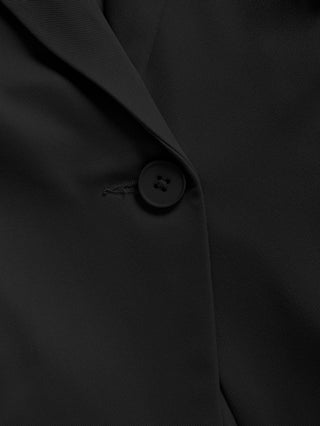 EZwear بليزر نسائي أحادي اللون يومي الارتداء، بخيوط دانتيل جانبية