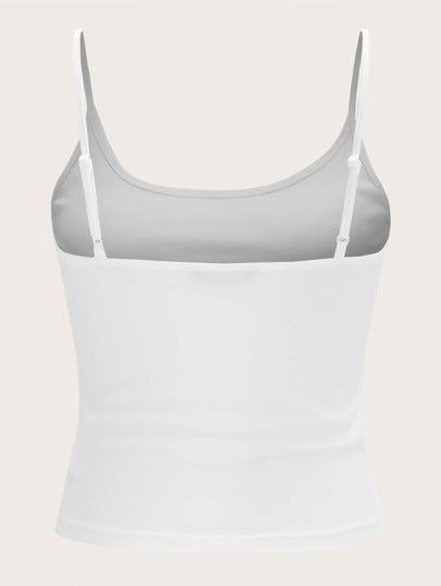 EZwear ملابس علوية كاميسول قطنية بلون واحد متعددة الاستخدامات للنساء في الصيف