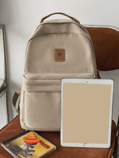 حقيبة ظهر مدرسية كبيرة السعة، خفيفة الوزن، محمولة بطباعة حرفية مربوطة للديكور للخريج, الفتيات المراهقات،الطالب الجديد، الطالب الثاني، الطالب الثالث والطالب السابع في الكلية، الجامعة والمدرسة الثانوية، مثالية للاستخدام في الهواء الطلق والسفر والعودة إلى ال