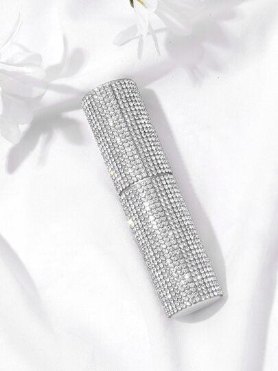 1 قطعة من زجاجة رش العطر المزينة بالراين ستون، زجاجة رش عطر قابلة لإعادة التعبئة صغيرة للسفر، ديكور منزلي للغرفة المعيشة والنوم والحمام، مستلزمات السفر، زفاف، حفلة، عيد ميلاد، هدايا للرجال والأم والأب والأصدقاء، رأس السنة، إكسسوارات، هدية مضحكة