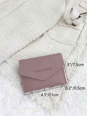 SOUTHLAND&KANGAROO محفظة صغيرة قابلة للطي وخفيفة الوزن وقابلة للحمل ومزينة بحروف منقوشة وبطاقة هوية وعمال ذوي الياقات البيضاء للسيدات للعطلات والذكرى السنوية وهدايا أعياد الميلاد والإكسسوارات والهدايا والهدايا للمعلمين ومحفظة وردية اللون وسلسلة مفاتيح وحا