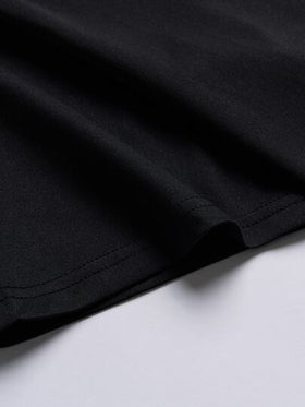 Manfinity Homme تي شيرت شعار و ناطحات سحاب طباعة للرجال