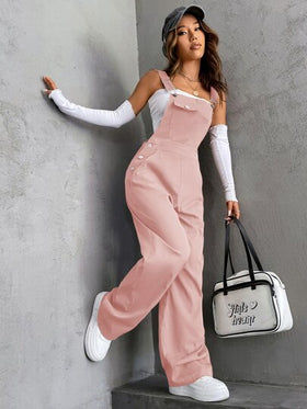 SHEIN Unity جمبسوت جيب قلاب قطعة واحدة