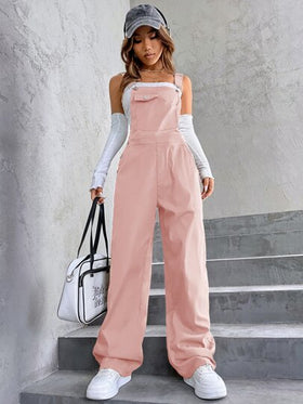 SHEIN Unity جمبسوت جيب قلاب قطعة واحدة