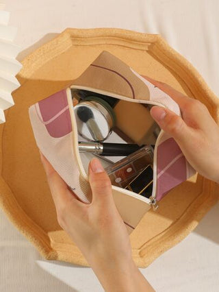 حقائب مكياج جرافيك شخص مربع قطعة واحدة