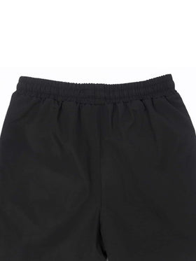 Manfinity Homme شورت جوجر بخصر رباط مطبوع عليه حرف قرن الغزال، هدية للزوج أو الحبيب