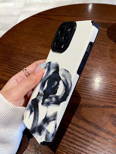 غطاء هاتف جرافيكي بشكل تفاحة متوافق مع أجهزة iPhone 11 و iPhone 13 و iPhone 14 Pro Max