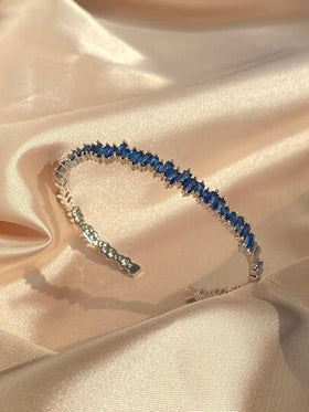 rakol سوار مفتوح زخرفة مكعب زركونيا للنساء للحفلة مأدبة حفل زواجرمضان