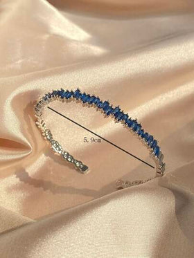 rakol سوار مفتوح زخرفة مكعب زركونيا للنساء للحفلة مأدبة حفل زواجرمضان