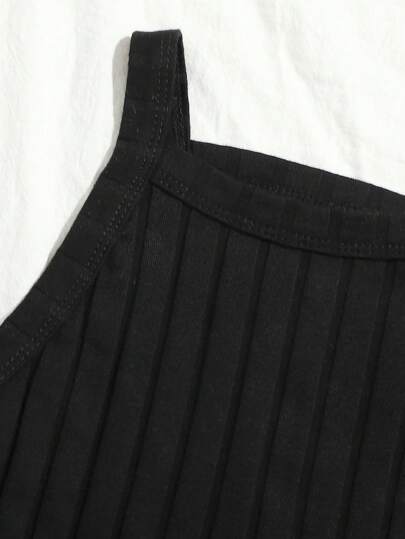 EZwear خزان عريض البنات بلون سادة بنمط مقلم بسيط، يرتدى كل يوم بشكل عادي