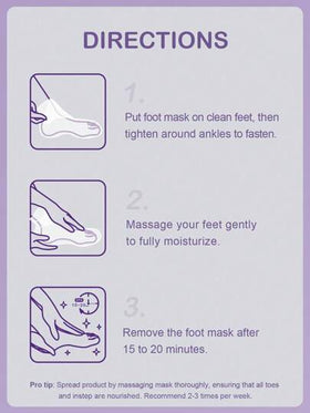 قناع القدم SlowSunday Lavender ، للأقدام الجافة المتشققة ، العناية بالقدم ، الترطيب ، مهدئ البشرة ، التغذية العميقة ، أنماط الخريف والشتاء المريحة ، مناسب لخريف الشتاء ، Y2K ، لعيد الهالوين ، الحفلات والهدايا ، ورأس السنة الجديدة ، هدية شكرا لك