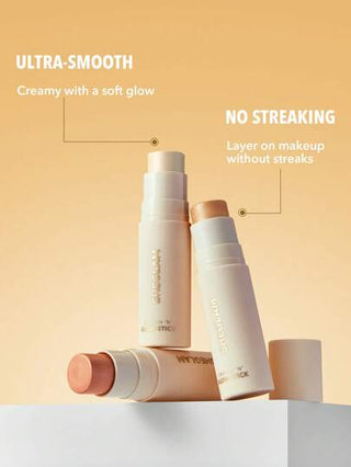 SHEGLAM قلم مكياج Snatch 'N' Glow Stick-Tea Cake Cream Highlighter Stick يدوم طويلاً ومشرقًا وغير متكتل، مكياج للوجه تخفيضات ، هدية عيد الميلاد، قلم مكياج برتقالي عيد الأب التخرج عيد الميلاد العطلة الربيع الصيف Y2K فاخر أزياء مكياج مستحضرات التجميل...