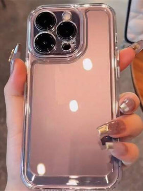 كفر هاتف شفاف متوافق مع iPhone15/15Plus/15Pro/15Promax