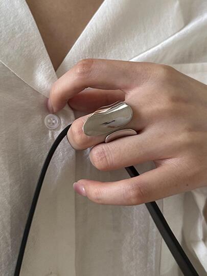 خاتم مفتوح موضة مبسط للنساء الزخرفة اليومية قطعة واحدةرمضان