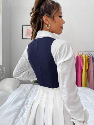 EZwear سترة صدرية بدون قميص للخريف/الشتاء