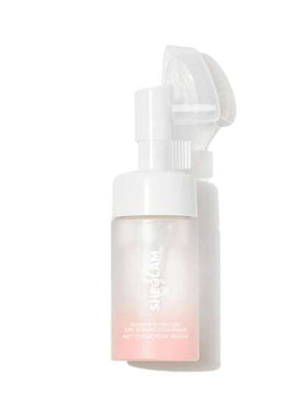 SHEGLAM منظف الوجه للبشرة الجافة من Radiant By Nature، غسول يومي لطيف ومرطب للوجه، تركيبة رغوية علامة تجارية جمال مكياج ميكب مستحضرات تجميل للنساء الفتيات مثالي لفصل الشتاء الربيع مثالي ل- Y2K أزياء أنيقة رمضان هدية حفلة جاهز أفضل لون