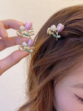 قطعتان مشبك شعر أنيق للنساء مزين بالزهور والخرز الاصطناعي، هدية عيد الحب، مشبك شعر بتصميم قلب، مشبك شعر، مشبك شعر، مشبك شعر، مشبك شعر، ملحقات شعر لليوم والليلة، للمدرسة والجامعة، ملحقات شعر باللؤلؤ للخريف والشتاء، للملابس الرسمية والكاجوال للنساء