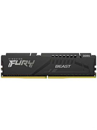 KINGSTON Kingston وحش الغضب DDR5 16GB / 32GB 6000MHz ذاكرة الوصول العشوائي للكمبيوتر المكتبي المتحمسين للألعاب (أسود)