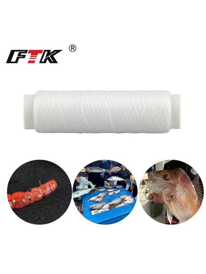 Ftk 250 متر 0.2 مللي متر الطعم مطاطا إغراء خيط صنارة الصيد مكافحة انفصال مطاطا ماجيك خيط صنارة الصيد الصيد الطعم الموضوع