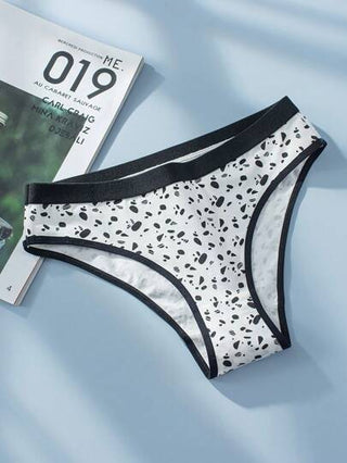 Shein Underwear&Sleepwear Basics سروال داخلي طباعة شامل شريط متباين 7 قطع