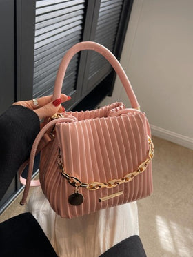 CONTAINEVERY ميني سلسلة تجاعيد برميل حقيبة مع اكسسوارات