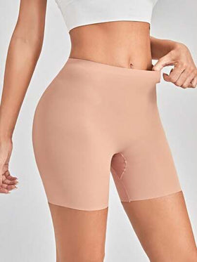 SHEIN شورت داخلي سادة غير ظاهر - 4 قطع