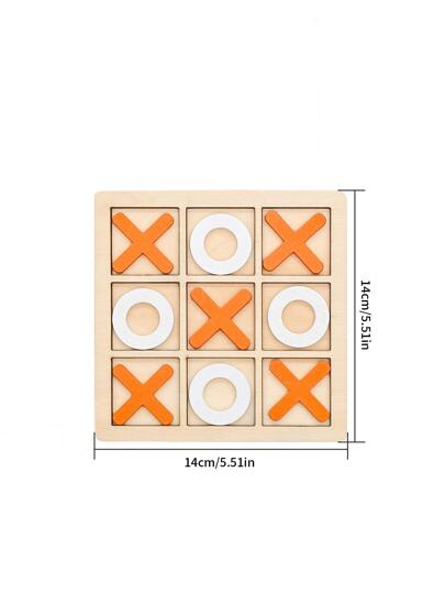 مجموعة 1 من كتل خشبية للعبة الأكس والصفر 3x3 ، لعبة تعليمية للأطفال لتمرين المنطق والتفكير ، لعبة طاولة للديكور عيد الميلاد