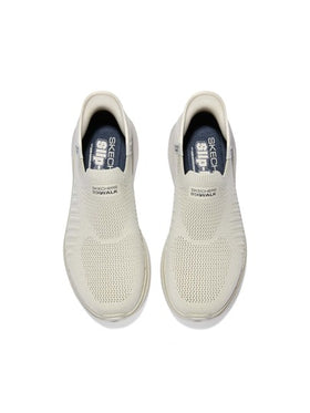 Skechers أحذية مشي رجالية، أحذية رياضية خارجية، أحذية جري شبكية قابلة للتنفس، أحذية ركاب غير رسمية 894235-NAT