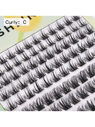 رموش صناعية 120 عنقود ل DIY 10-16mm مختلط الى ذاتي التطعيم , طبيعي , سميك , , مدبب , سنبلة قمح شكل رموش رموش اصطناعي