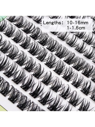 رموش صناعية 120 عنقود ل DIY 10-16mm مختلط الى ذاتي التطعيم , طبيعي , سميك , , مدبب , سنبلة قمح شكل رموش رموش اصطناعي