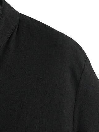 Manfinity Homme قميص غير ملائم ذو لون أحادي للرجال، قميص كاجوال نصف أزرار