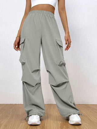 EZwear بنطلون كارجو جيب جانبي قلاب